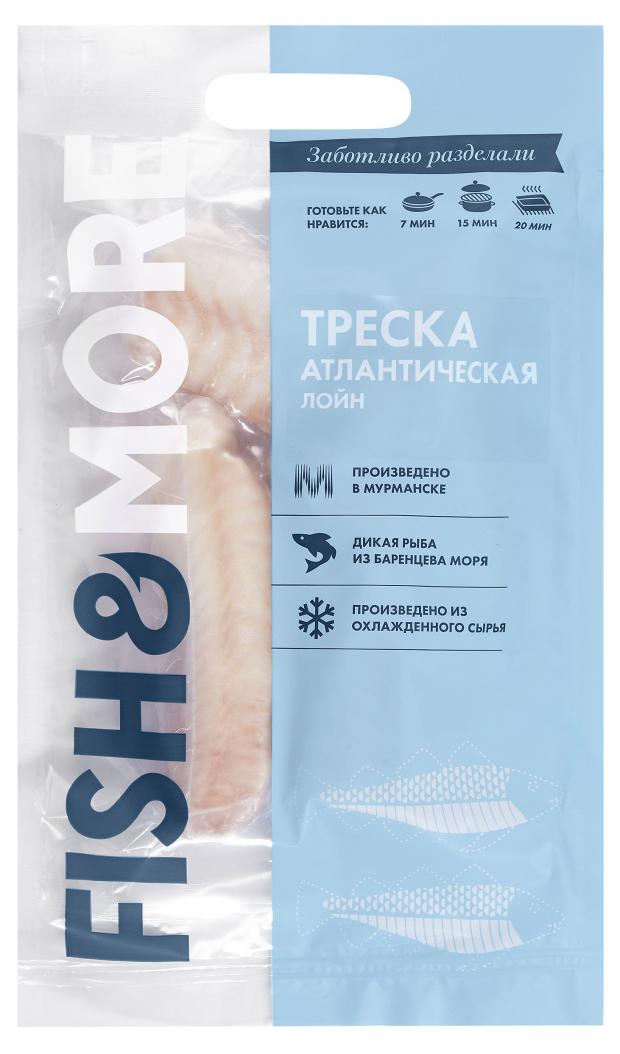 Треска Fish&More филе спинки лойн, 400 г лойн трески agama 400 г