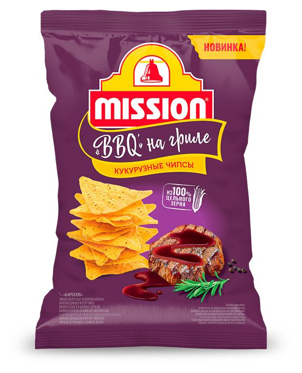 Чипсы кукурузные Mission BBQ на гриле, 90 г