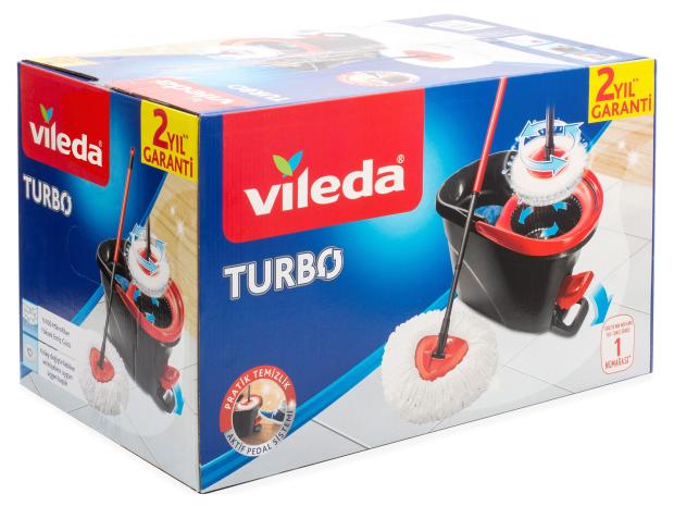 швабра vileda ultramax easy twist с механизмом отжима 132 см Набор для уборки Турбо Vileda