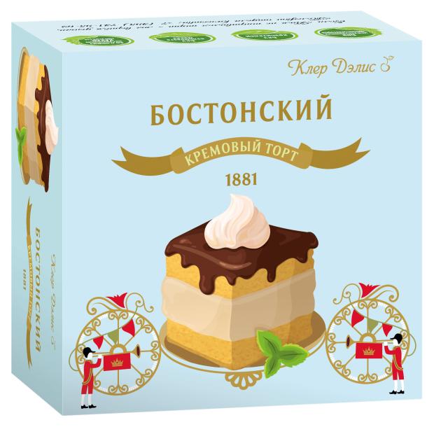 

Торт Клер Дэлис Бостонский кремовый, 300 г