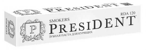

Зубная паста President Smokers для курящих, 75 мл