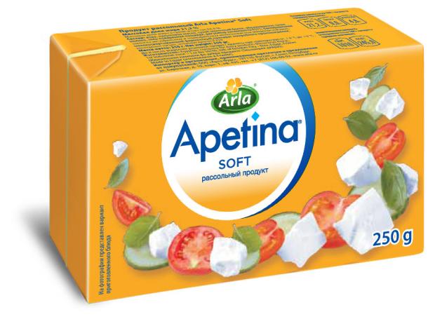 

Сырный продукт Arla Apetina Soft рассольный 50%, 250 г