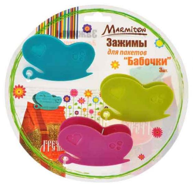 

Зажим для пакета Marmiton Бабочки, 3 шт