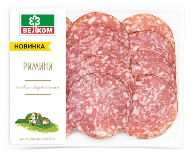 Колбаса сырокопченая ВЕЛКОМ Римини, 150 г колбаса сырокопченая велком chorizo 110 г