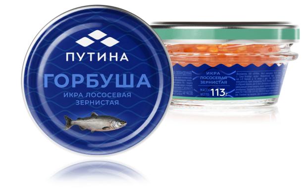 

Икра лососевая Путина зернистая, 113 г