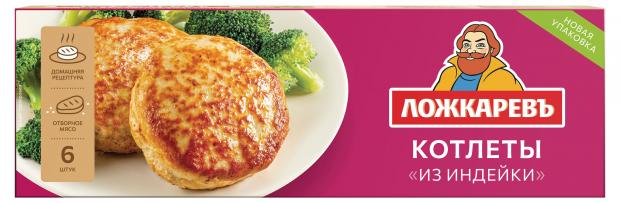 Котлеты из индейки Ложкаревъ, 400 г