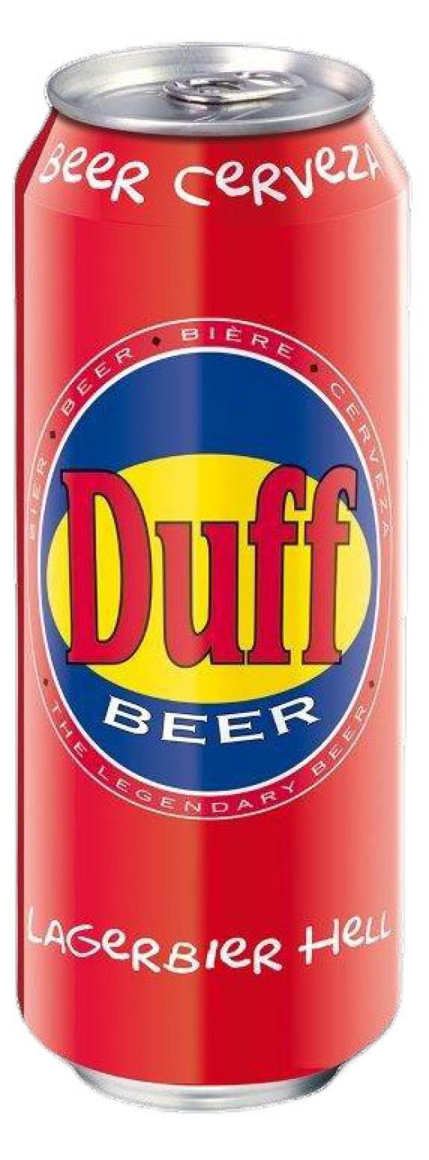 Пиво Duff Lager 4,9%, 500 мл