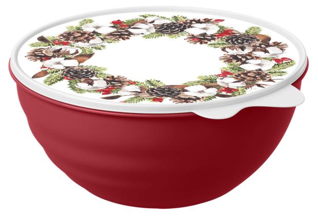 

Миска Phibo с крышкой с декором, 2,8 л