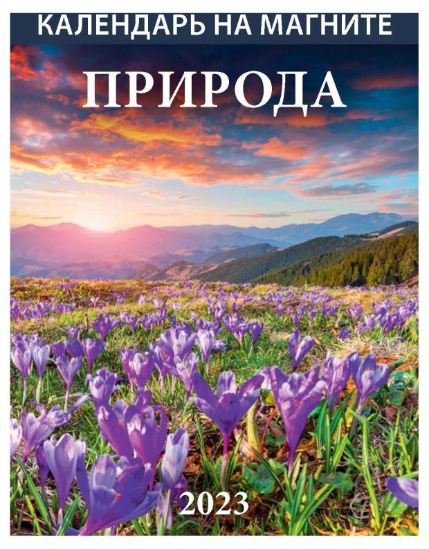 

Календарь настенный 2023 Дитон Природа на магните, 96х135 мм