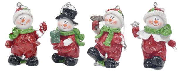 

Фигурка новогодняя Снеговик, 7,6 см