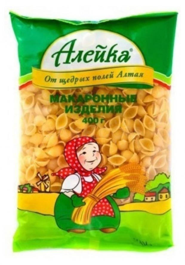 Макаронные изделия Алейка Ракушка 9, 400 г
