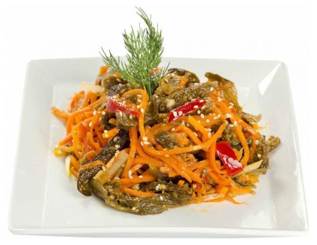 Хе из баклажанов маринованных АШАН по-корейски, вес