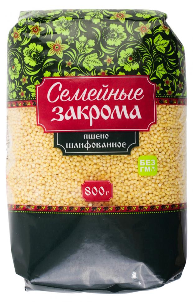Пшено Семейные закрома шлифованное, 800 г