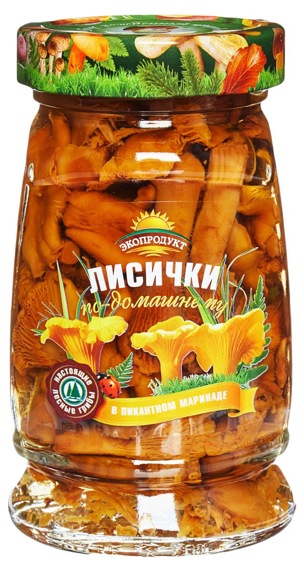

Лисички маринованные ЭкоПродукт по-домашнему, 340 г