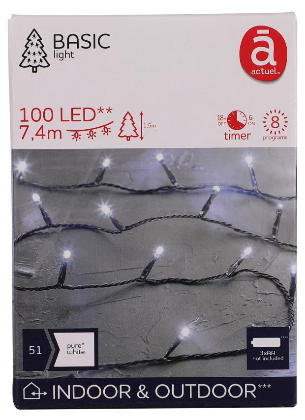 

Электрогирлянда Actuel 100 LED с таймером