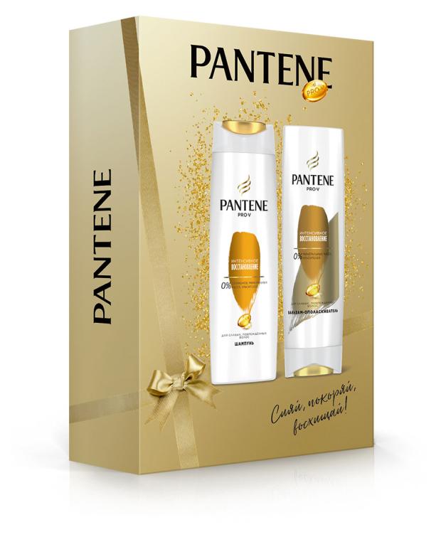 

Набор подарочный Pantene PPV шампунь 400 мл + бальзам для волос 360 мл