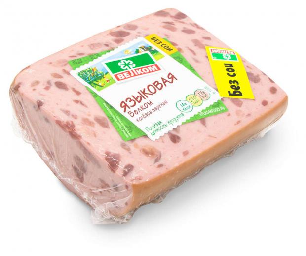 Колбаса вареная Велком Языковая, 500 г