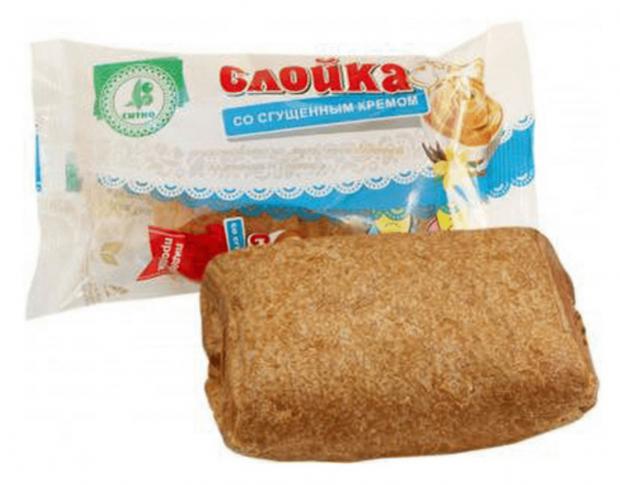 Слойка СИТНО Чизетта с вареной сгущенкой, 80 г