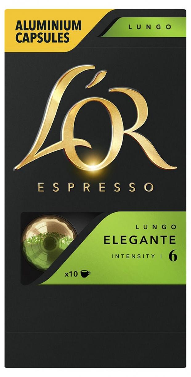 

Кофе в капкуслах L'OR Espresso Lungo Elegante, 10 шт