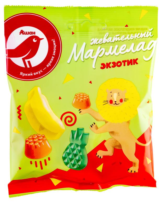 

Мармелад жевательный АШАН Красная птица экзотик, 75 г
