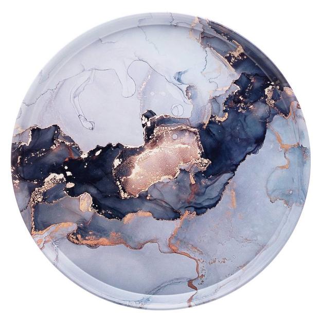 Поднос сервировочный Agness Moon Art, 33х2,1 см поднос salver