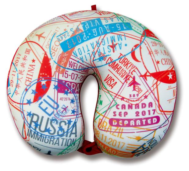 Подушка для шеи Штучки, к которым тянутся ручки Смайл/Глобус Подушка для шеи Штучки, к которым тянутся ручки Смайл/Глобус фото