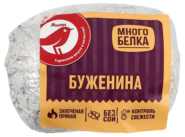 Буженина запеченая из мяса птицы АШАН Красная птица, 300 г