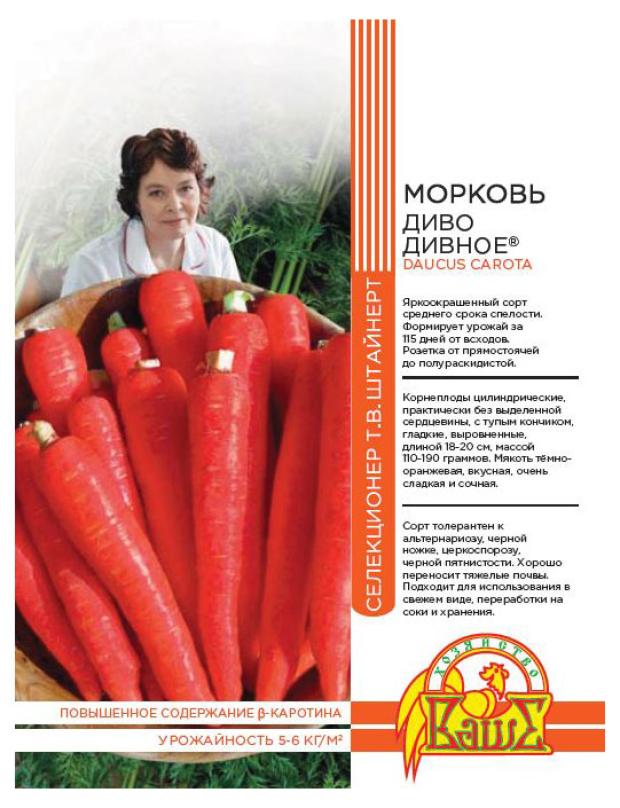 

Семена Штайнерт Морковь Диво дивное
