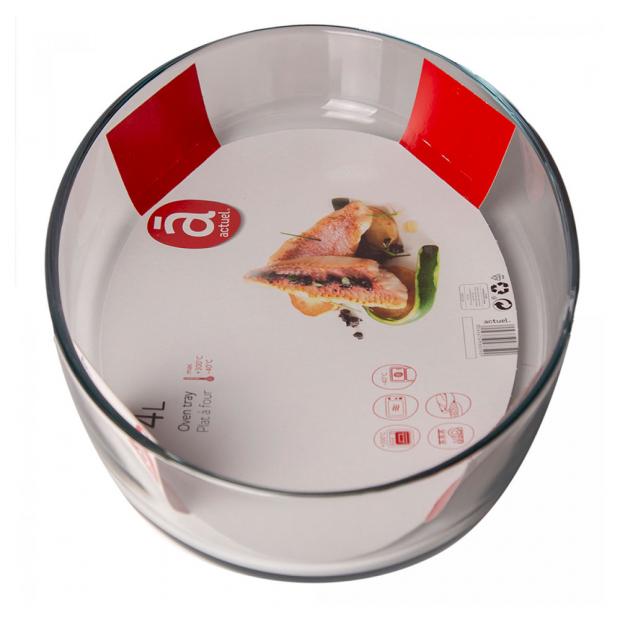 

Форма для запекания Actuel стеклянная овальная 40х6,2х27 см, 4 л