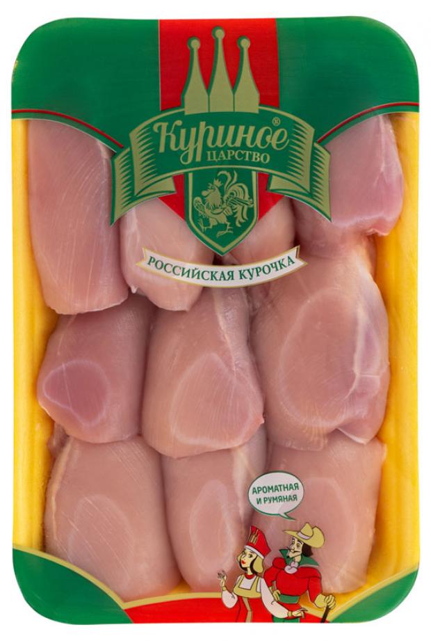 Филе бедра куриное Куриное Царство без кожи охлажденное (0,9 - 1,2 кг), 1 упаковка ~ 1 кг