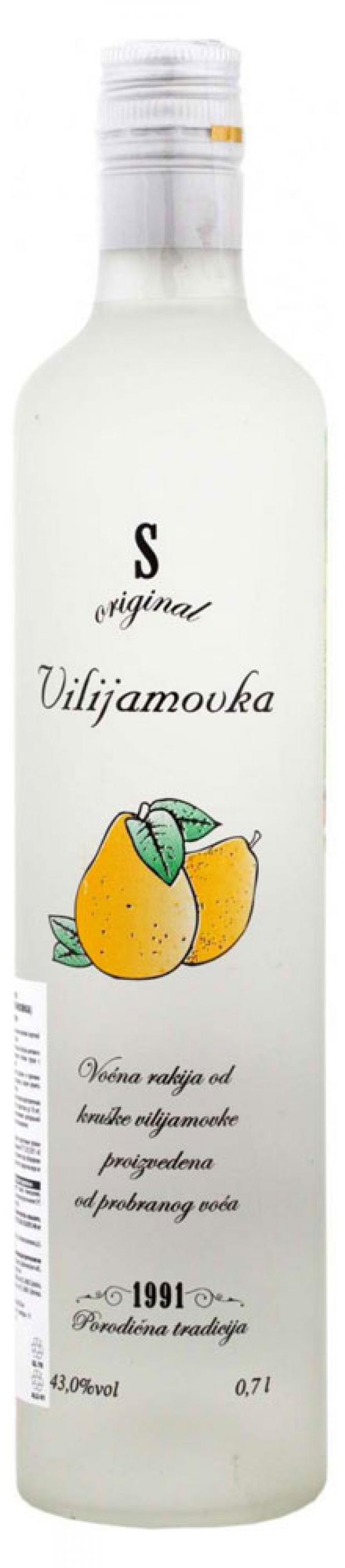 Водка S Original Vilijamouka Сербия, 0,7 л