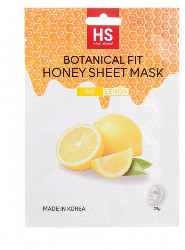 фото Маска для лица vo7 botanical fit honey с мёдом и экстрактом лимона, 23 г