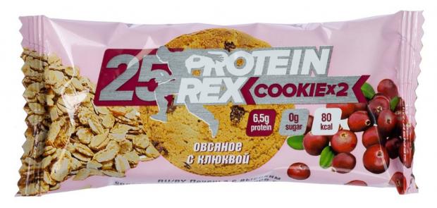 Печенье протеиновое Protein Rex Сookie миндаль лимон, 50 г