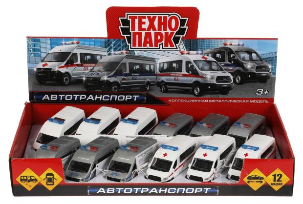 

Игрушка инерционная Технопарк Машина, 12 см
