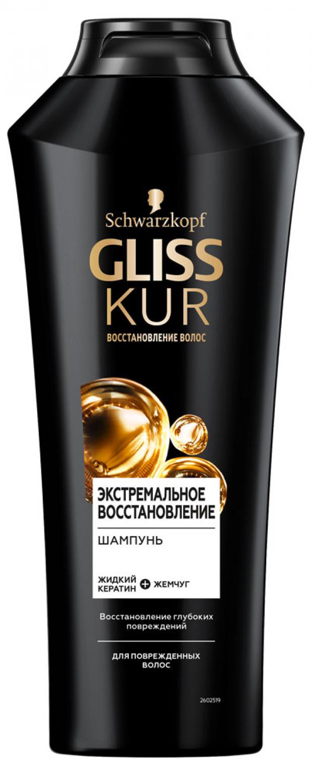 

Шампунь для волос Gliss Kur Экстремальное восстановление, 400 мл