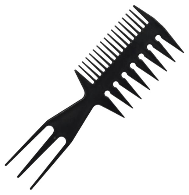 

Расческа COMB двухсторонняя большая+вилка-трапеция, 21х7 см, 1 шт