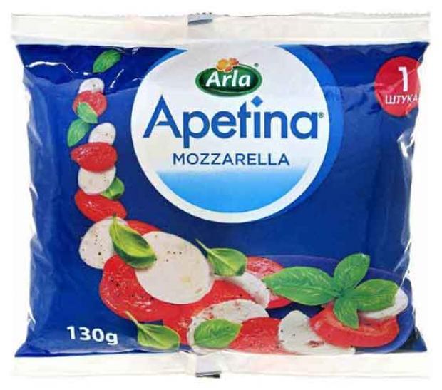

Сыр рассольный Arla Apetina Моцарелла БЗМЖ, 130 г