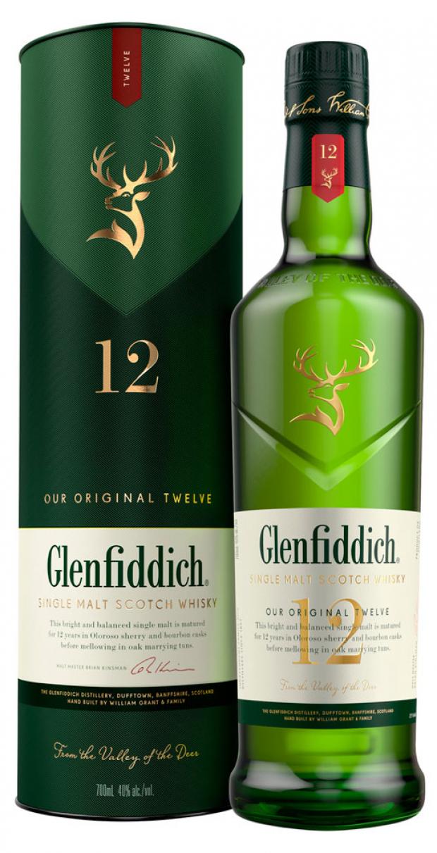 

Виски Glenfiddich 12 лет в подарочной упаковке Шотландия, 0,7 л