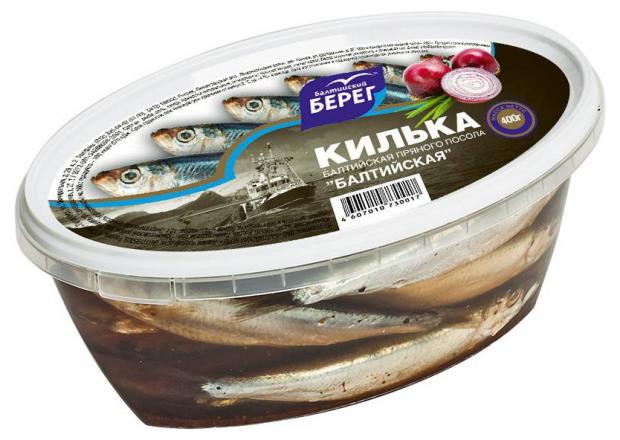 

Килька «Балтийский Берег» Балтийская пряного посола, 400 г