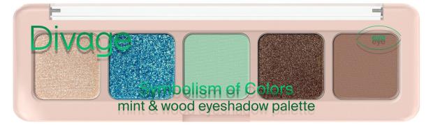 

Палетка теней для век Divage Symbolism of Colors Mint&Wood