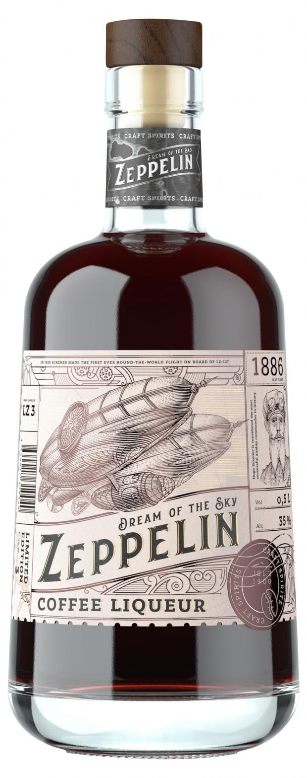 Ликер Zeppelin Coffee десертный Россия, 0,5 л