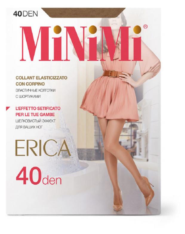 Колготки женские MiNiMi ERICA 40 caramel, размер 4