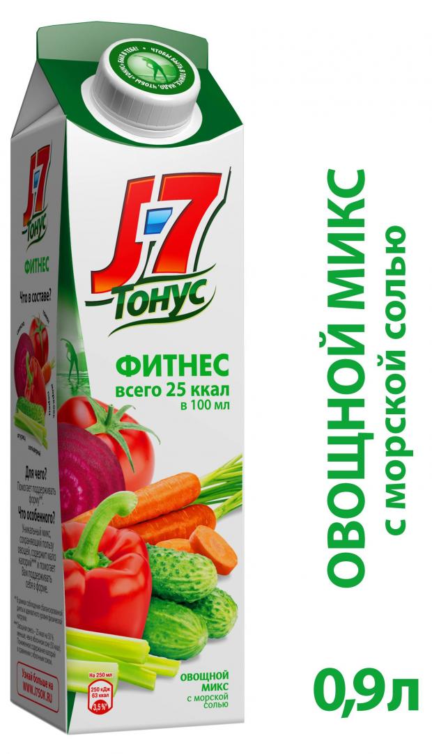 

Сок J7 Тонус овощной микс, 900 мл