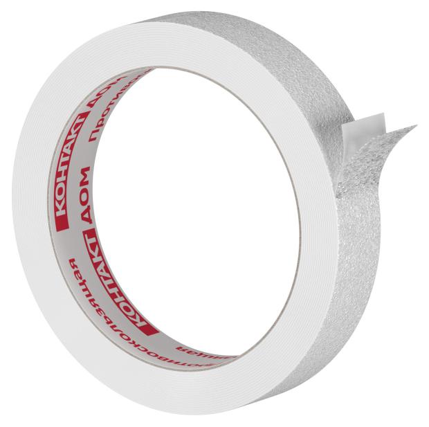 

Лента самоклеящаяся Контакт Дом противоскользящая для влажных помещений прозрачная, 20 мм х 3 м