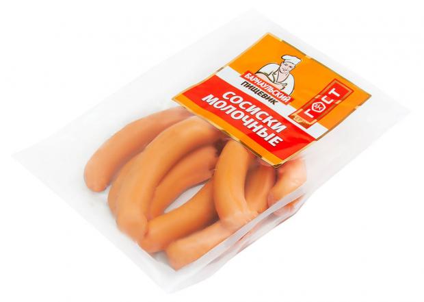 Сосиски молочные Барнаульский пищевик, 600 г