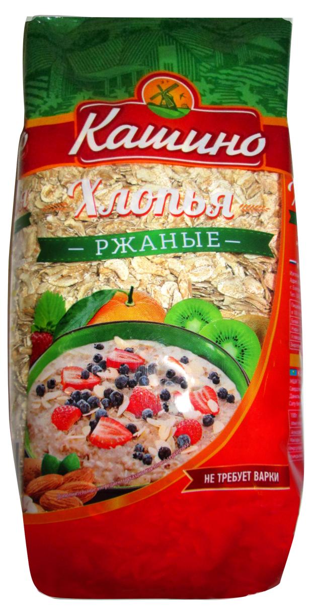 Хлопья ржаные Кашино, 330 г