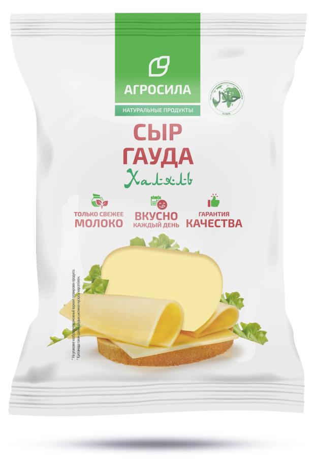 Сыр полутвердый Агросила Гауда 40% БЗМЖ, 180 г