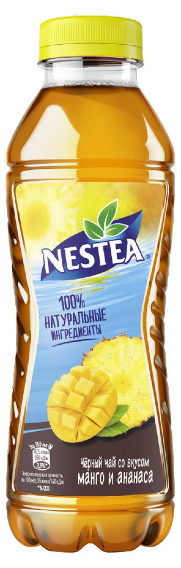 Чай черный холодный Nestea манго-ананас, 500 мл