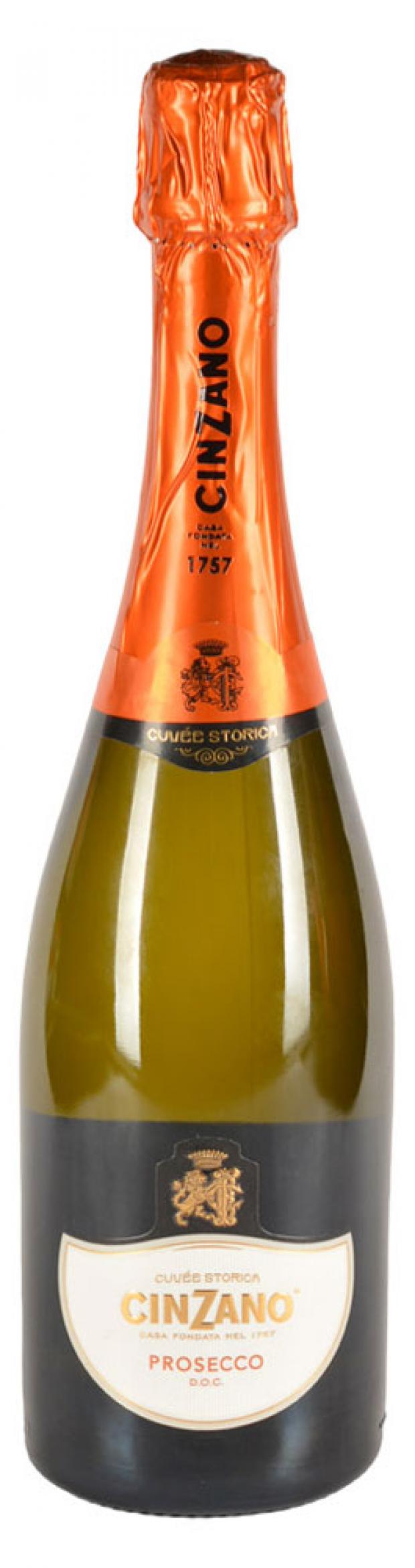 игристое вино mondoro prosecco rose сухое италия 0 75 л Игристое вино CinZano Prosecco белое сухое Италия, 0,75 л