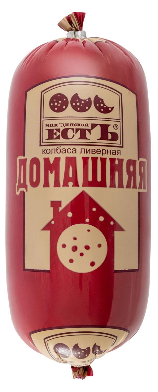Колбаса ливерная Есть Домашняя (0,8-1,3 кг), 1 упаковка ~ 1,1 кг